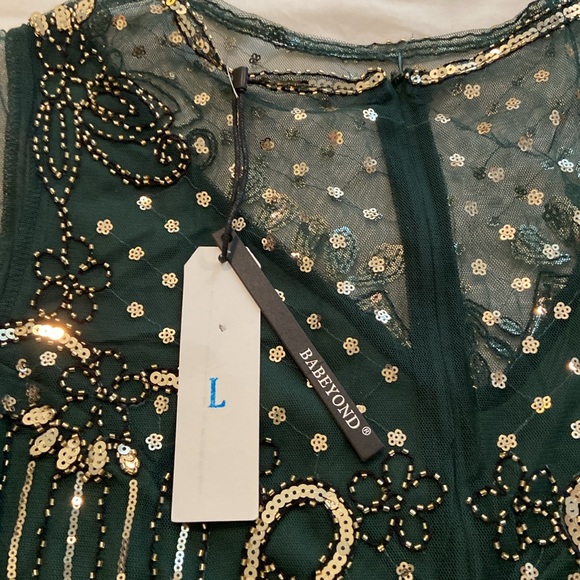 NWT Babeyond 1920s Flapper Dress - Picture 5 of 5